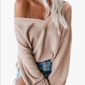 Waffle Knit Top